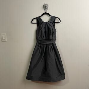 Alfred Sung 2 metallic mini dress formal evening cocktail fit & flare vintage
